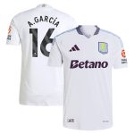 aston villa adidas away authentic shirt 2024-25 with a.garcía 16 printing Collection - Official Aston Villa Kits