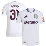 aston villa adidas away authentic shirt 2024-25 with bailey 31 cup printing Collection - Official Aston Villa Kits
