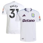 aston villa adidas away authentic shirt 2024-25 with bailey 31 printing Collection - Official Aston Villa Kits