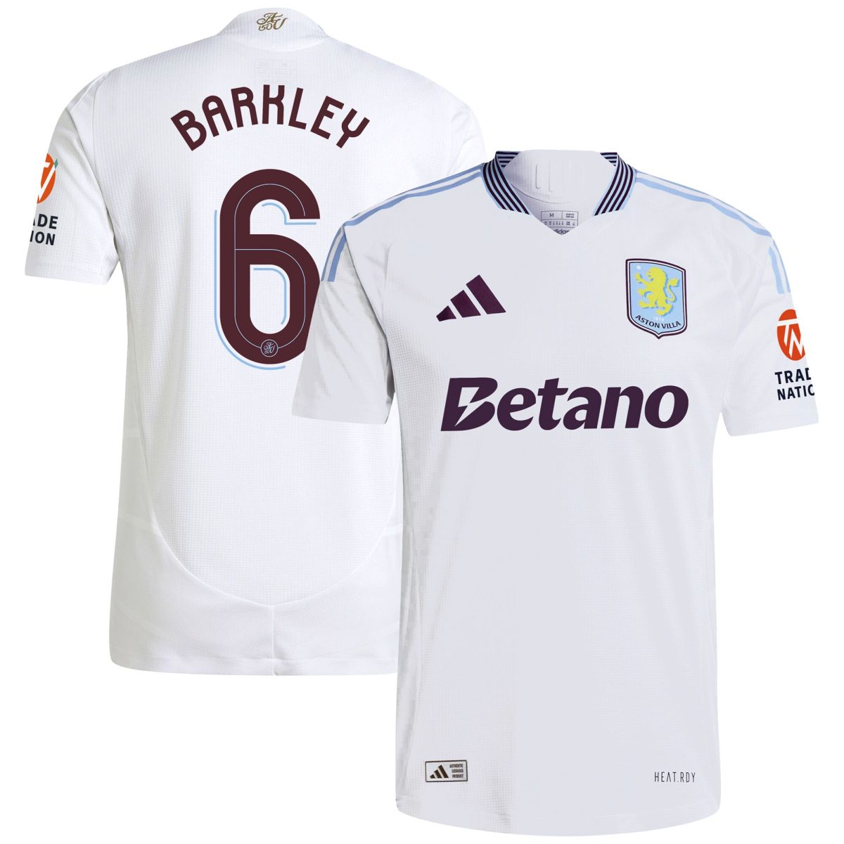 aston villa adidas away authentic shirt 2024-25 with barkley 6 cup printing Collection - Official Aston Villa Kits