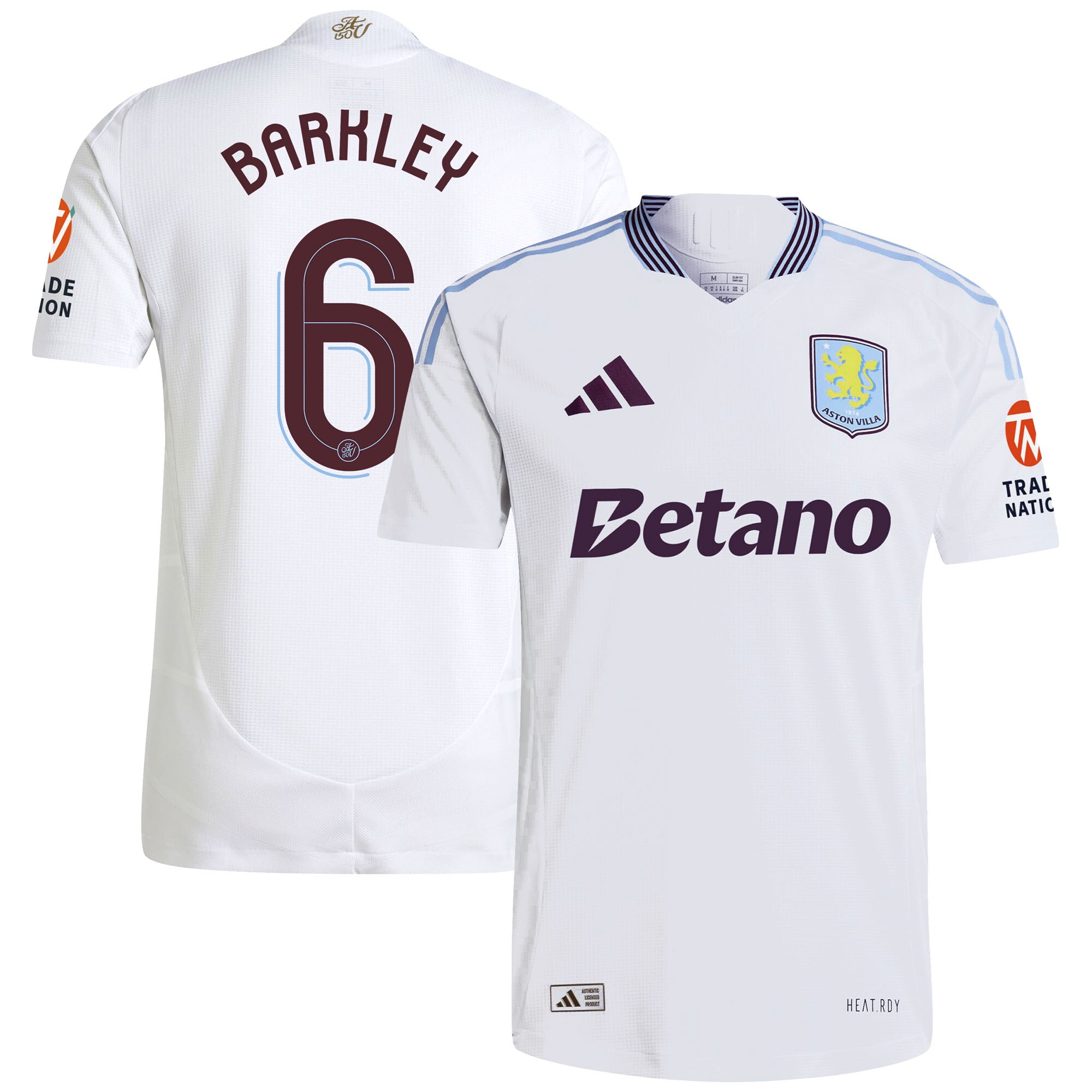 aston villa adidas away authentic shirt 2024-25 with barkley 6 cup printing Collection - Official Aston Villa Kits