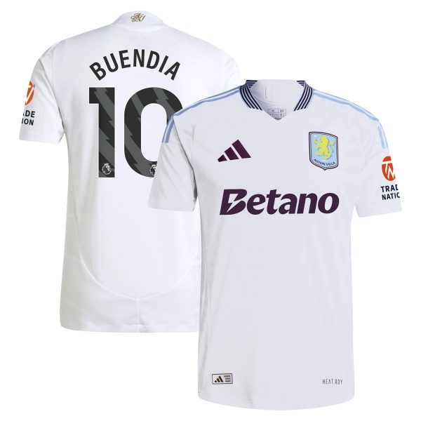 aston villa adidas away authentic shirt 2024-25 with buendia 10 printing Collection - Official Aston Villa Kits
