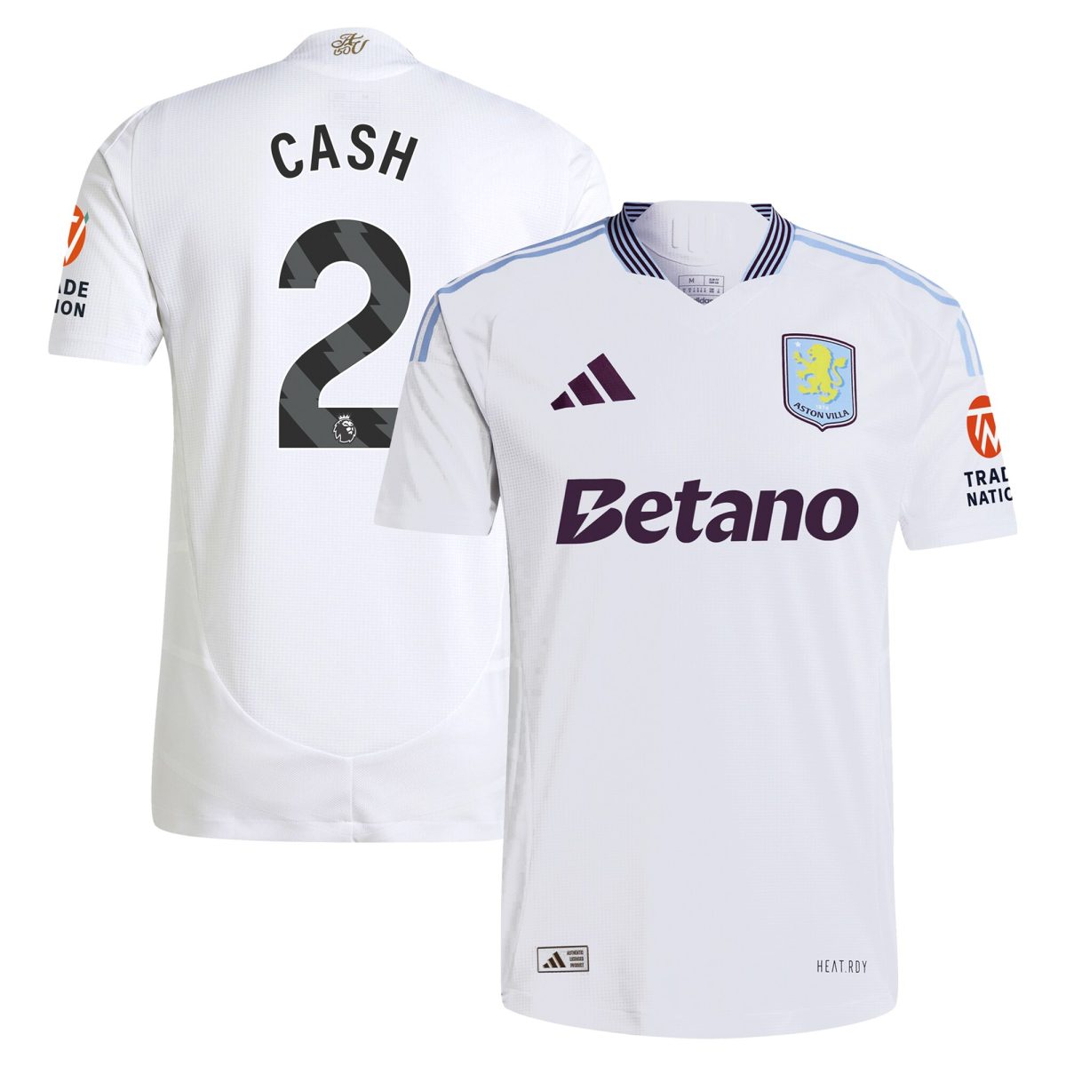 aston villa adidas away authentic shirt 2024-25 with cash 2 printing Collection - Official Aston Villa Kits