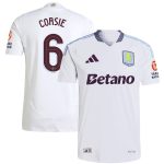 aston villa adidas away authentic shirt 2024-25 with corsie 6 cup printing Collection - Official Aston Villa Kits