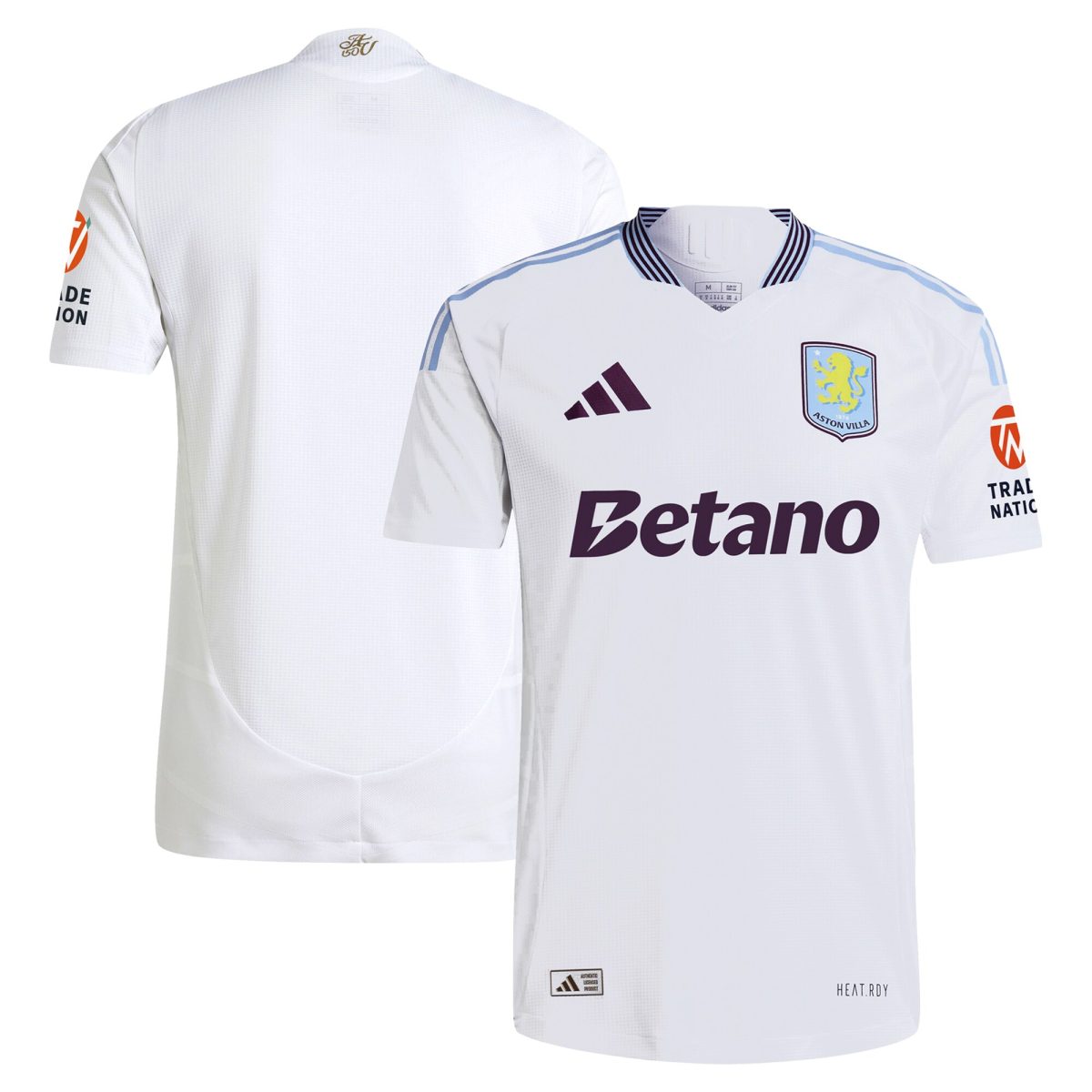 aston villa adidas away authentic shirt 2024-25 with custom printing Collection - Official Aston Villa Kits