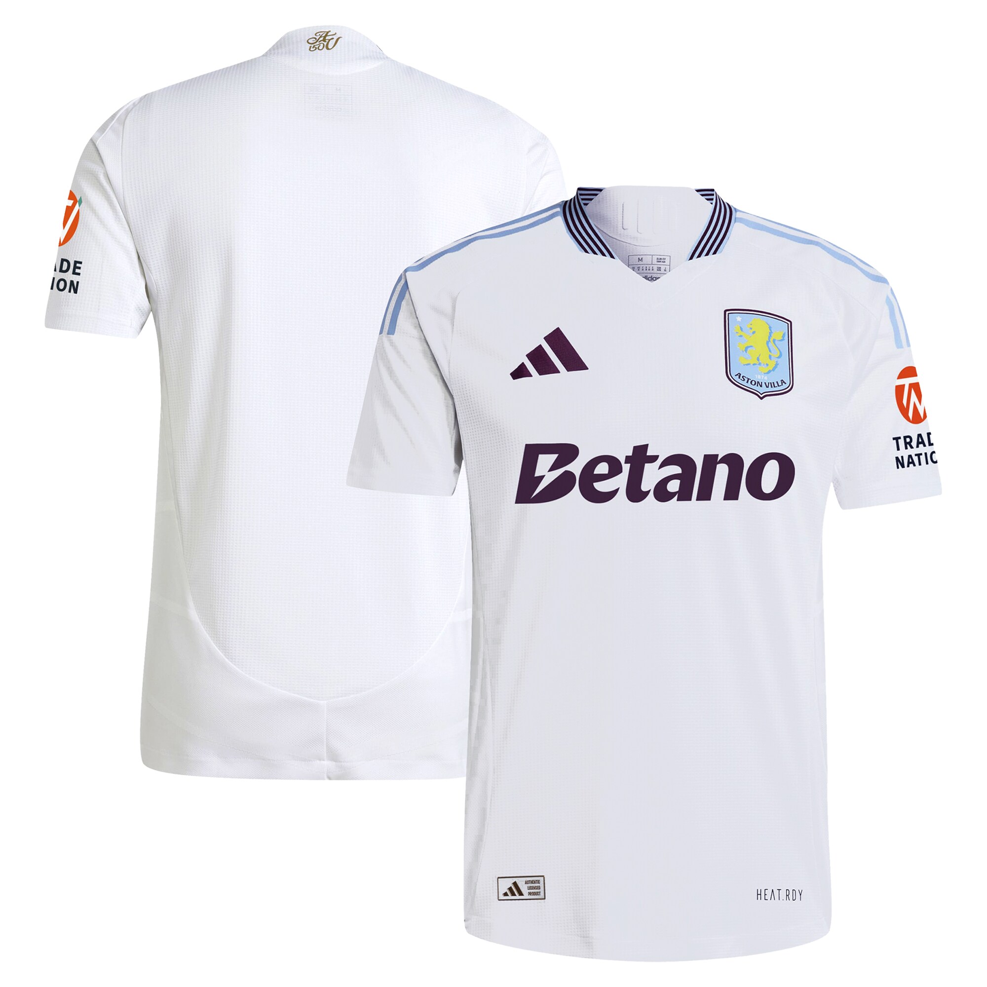 aston villa adidas away authentic shirt 2024-25 with custom printing Collection - Official Aston Villa Kits
