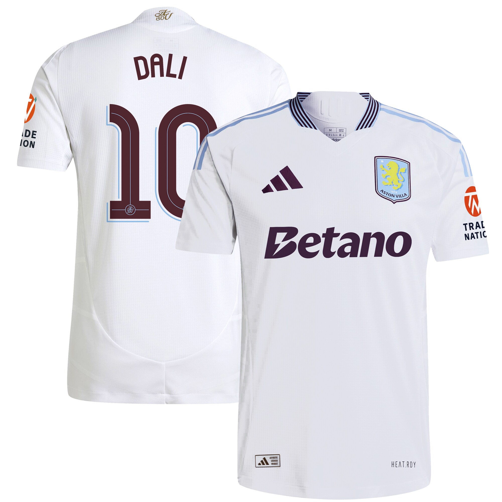 aston villa adidas away authentic shirt 2024-25 with dali 10 cup printing Collection - Official Aston Villa Kits