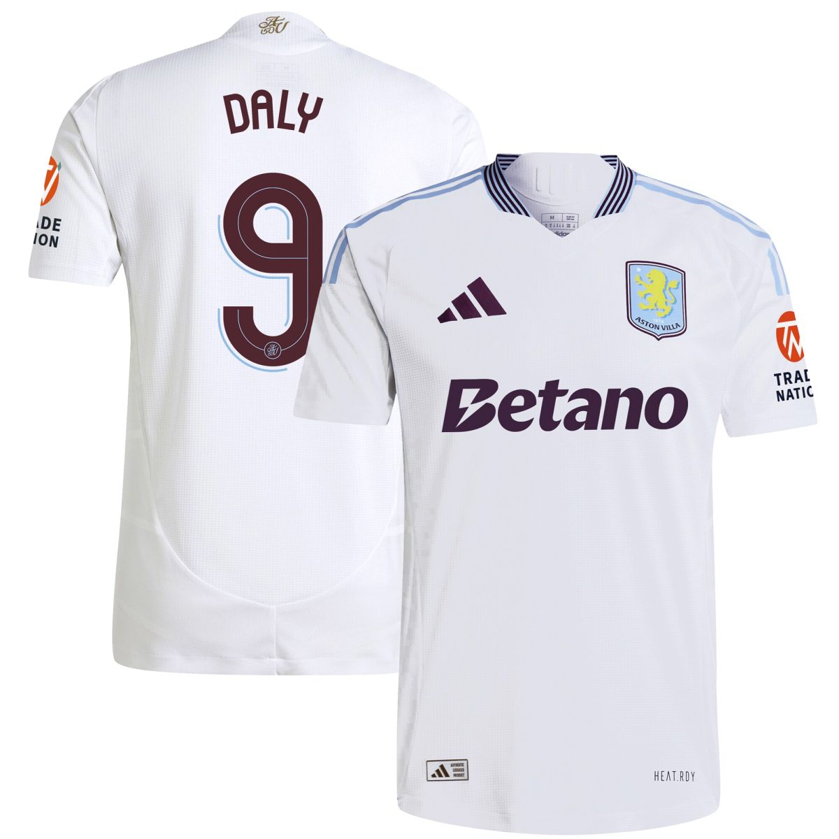 aston villa adidas away authentic shirt 2024-25 with daly 9 cup printing Collection - Official Aston Villa Kits