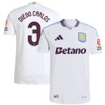 aston villa adidas away authentic shirt 2024-25 with diego carlos 3 cup printing Collection - Official Aston Villa Kits