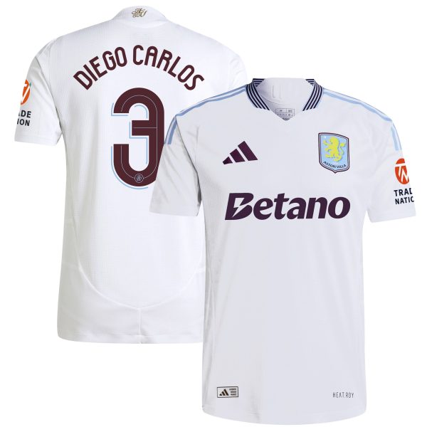 aston villa adidas away authentic shirt 2024-25 with diego carlos 3 cup printing Collection - Official Aston Villa Kits