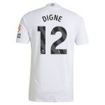 aston villa adidas away authentic shirt 2024-25 with digne 12 printing Collection - Official Aston Villa Kits