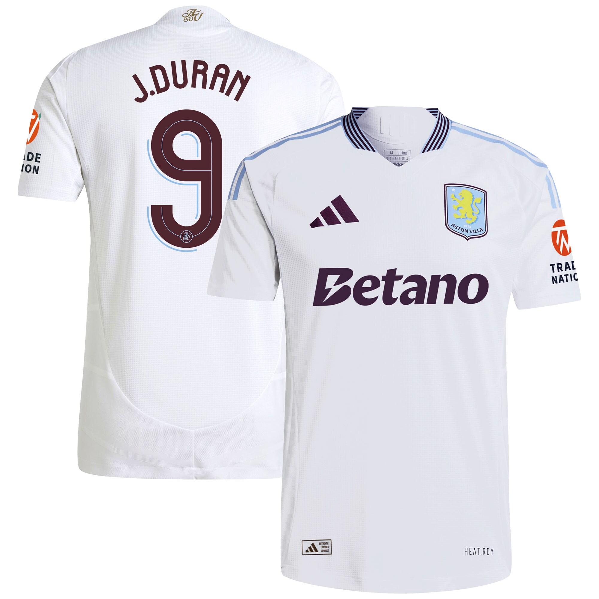 aston villa adidas away authentic shirt 2024-25 with duran 9 cup printing Collection - Official Aston Villa Kits