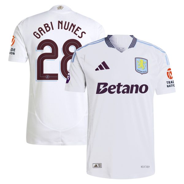 aston villa adidas away authentic shirt 2024-25 with gabi nunes 28 cup printing Collection - Official Aston Villa Kits