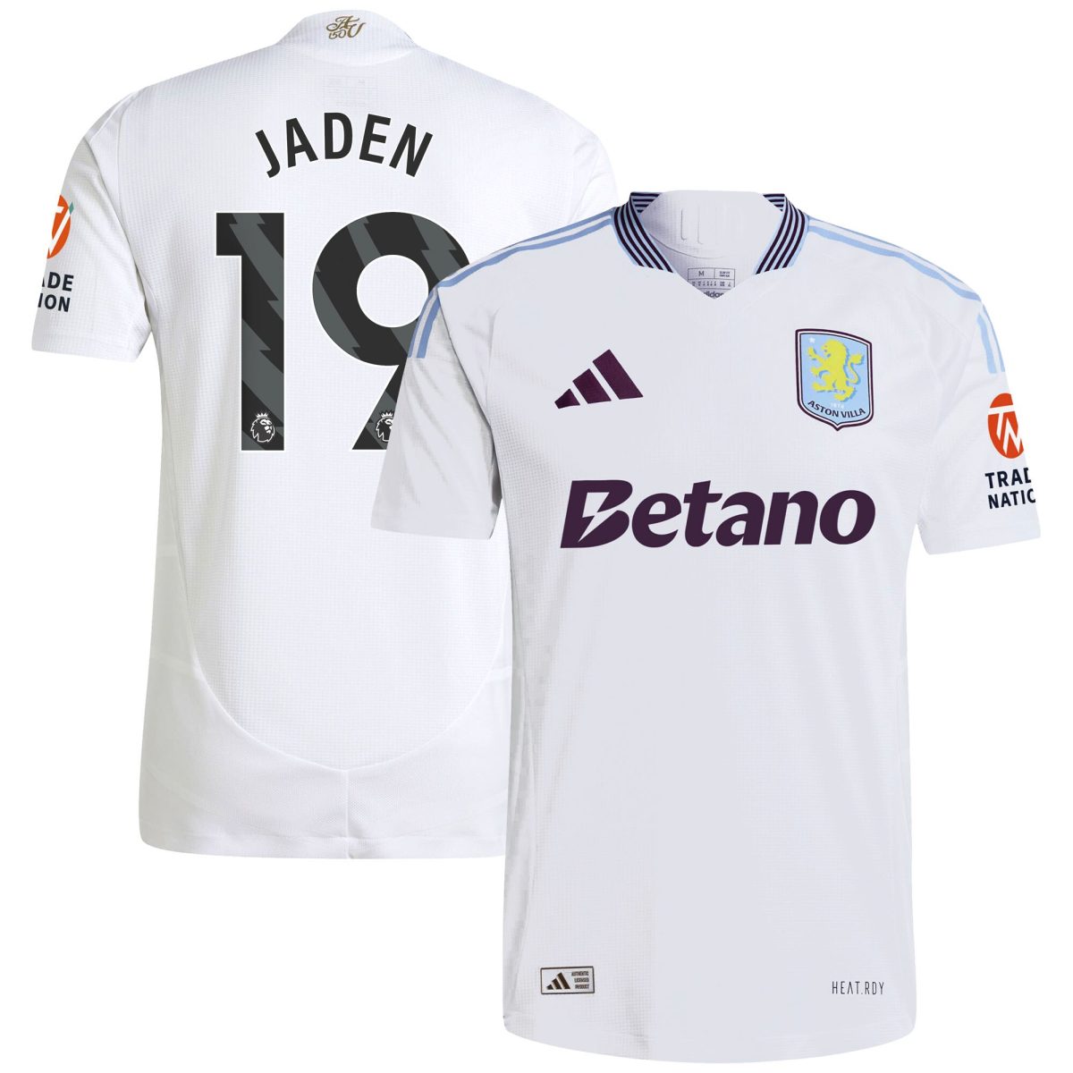 aston villa adidas away authentic shirt 2024-25 with jaden 19 printing Collection - Official Aston Villa Kits