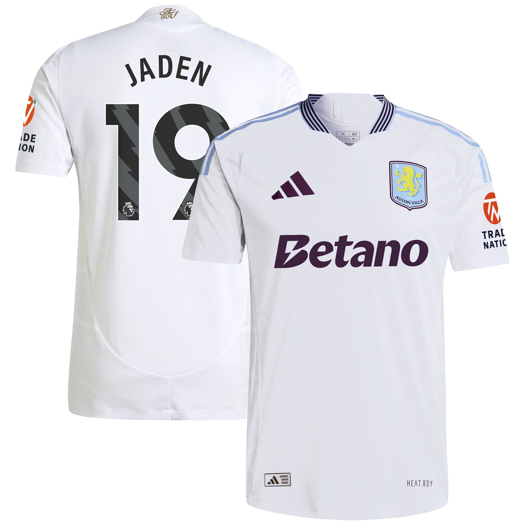 aston villa adidas away authentic shirt 2024-25 with jaden 19 printing Collection - Official Aston Villa Kits