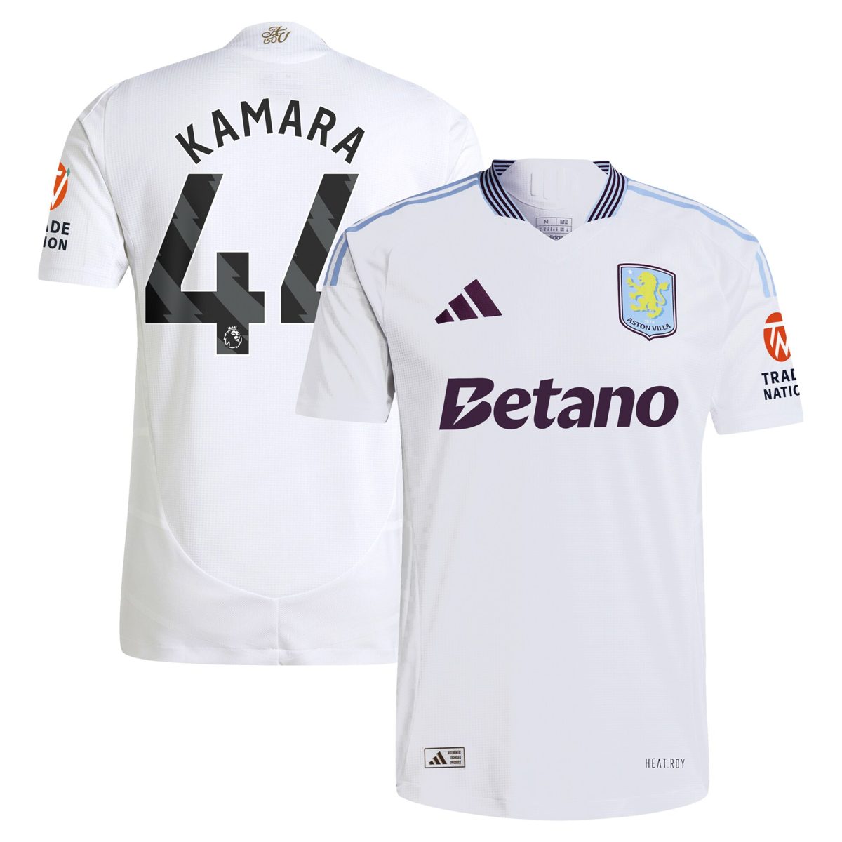 aston villa adidas away authentic shirt 2024-25 with kamara 44 printing Collection - Official Aston Villa Kits