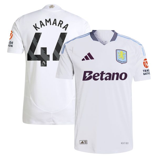 aston villa adidas away authentic shirt 2024-25 with kamara 44 printing Collection - Official Aston Villa Kits