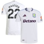 aston villa adidas away authentic shirt 2024-25 with maatsen 22 printing Collection - Official Aston Villa Kits