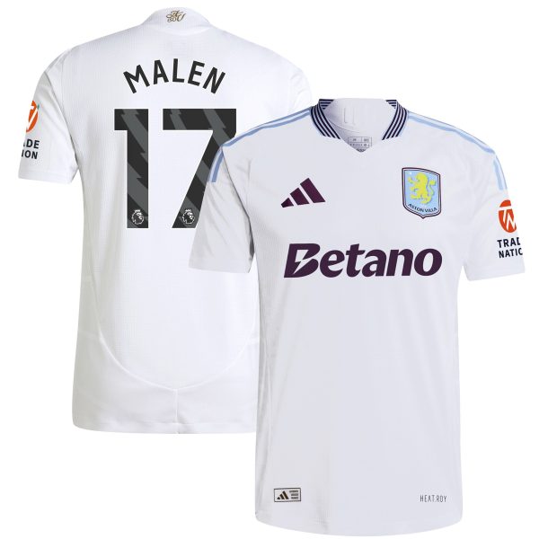 aston villa adidas away authentic shirt 2024-25 with malen 17 printing Collection - Official Aston Villa Kits