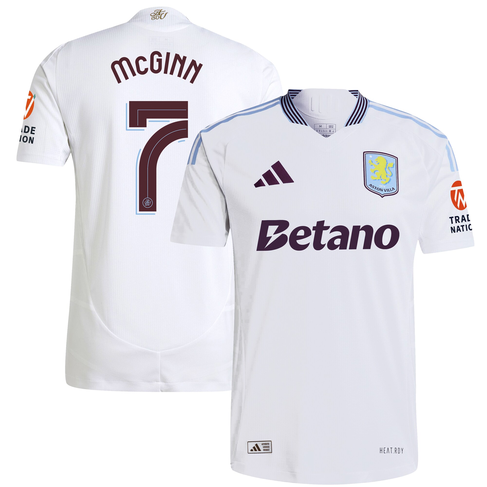 aston villa adidas away authentic shirt 2024-25 with mcginn 7 cup printing Collection - Official Aston Villa Kits