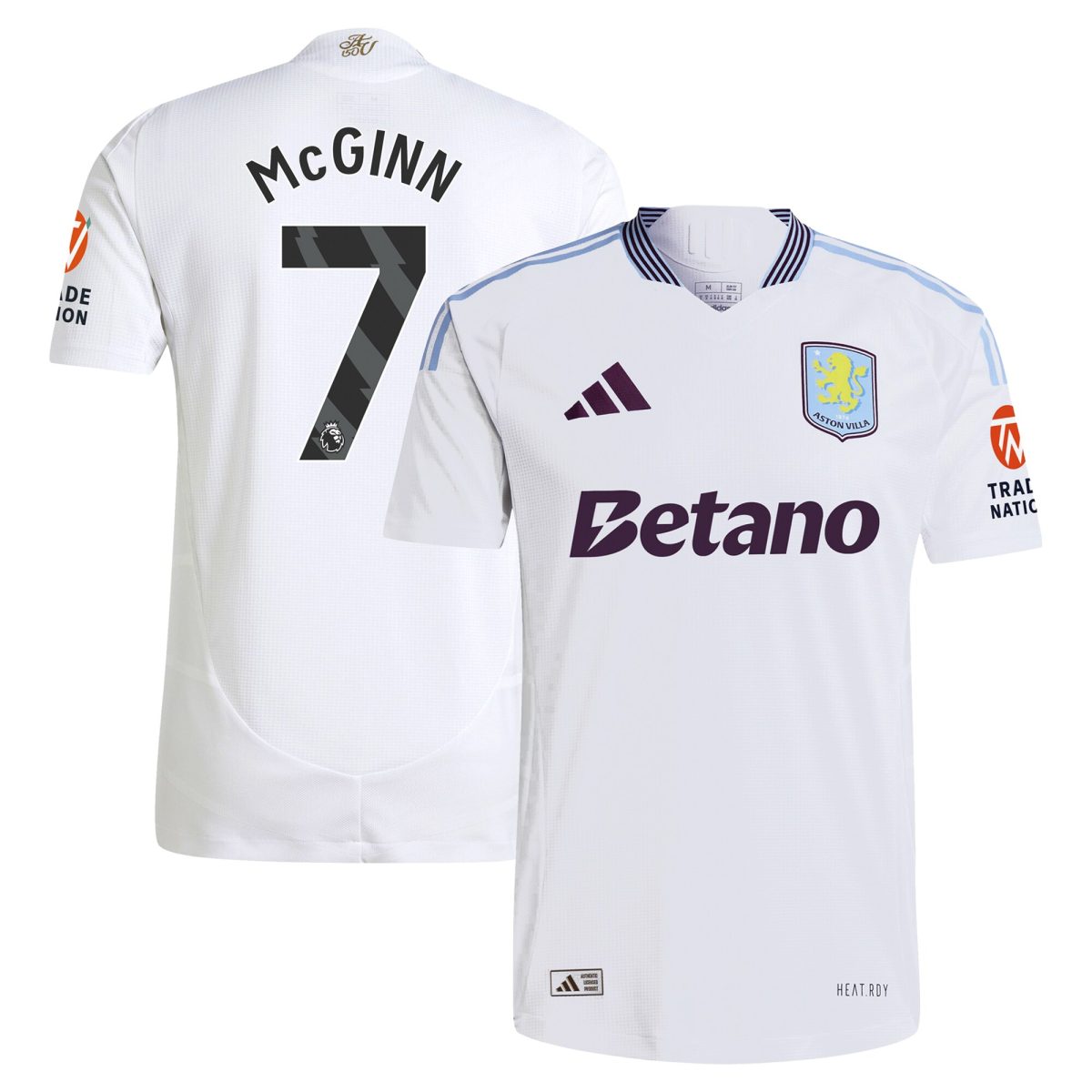 aston villa adidas away authentic shirt 2024-25 with mcginn 7 printing Collection - Official Aston Villa Kits