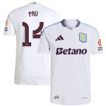 aston villa adidas away authentic shirt 2024-25 with pau 14 cup printing Collection - Official Aston Villa Kits