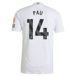 aston villa adidas away authentic shirt 2024-25 with pau 14 printing Collection - Official Aston Villa Kits