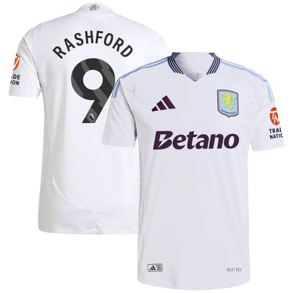 aston villa adidas away authentic shirt 2024-25 with rashford 9 printing Collection - Official Aston Villa Kits