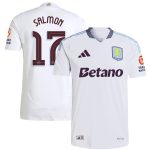 aston villa adidas away authentic shirt 2024-25 with salmon 17 cup printing Collection - Official Aston Villa Kits