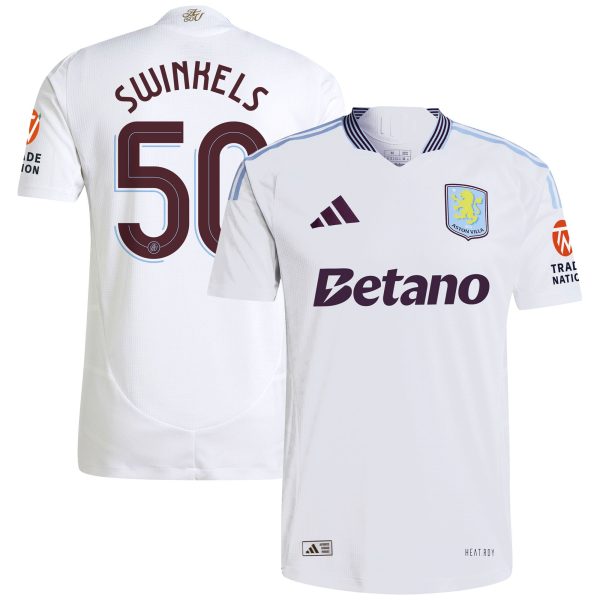 aston villa adidas away authentic shirt 2024-25 with swinkels 50 cup printing Collection - Official Aston Villa Kits