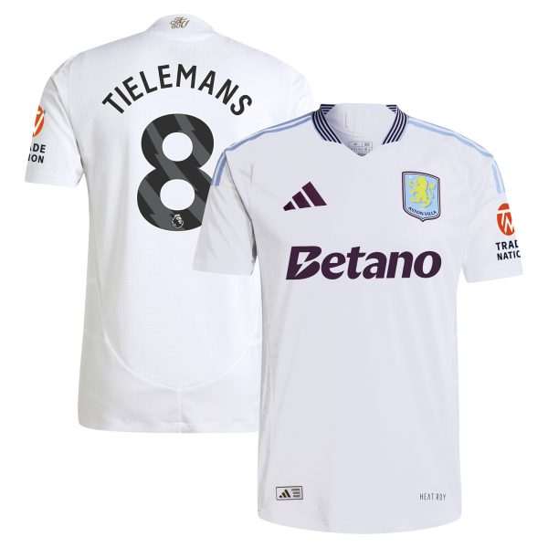 aston villa adidas away authentic shirt 2024-25 with tielemans 8 printing Collection - Official Aston Villa Kits