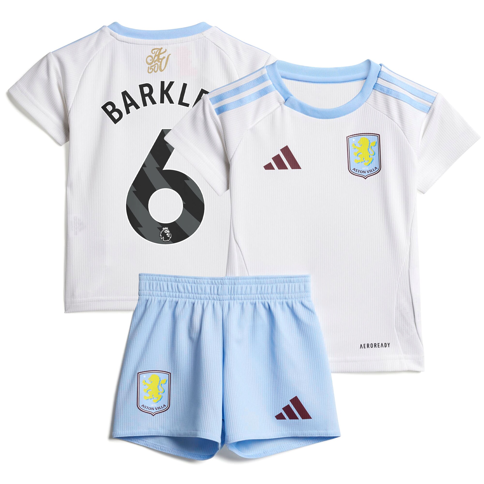 aston villa adidas away baby kit 2024-25 with barkley 6 printing Collection - Official Aston Villa Kits