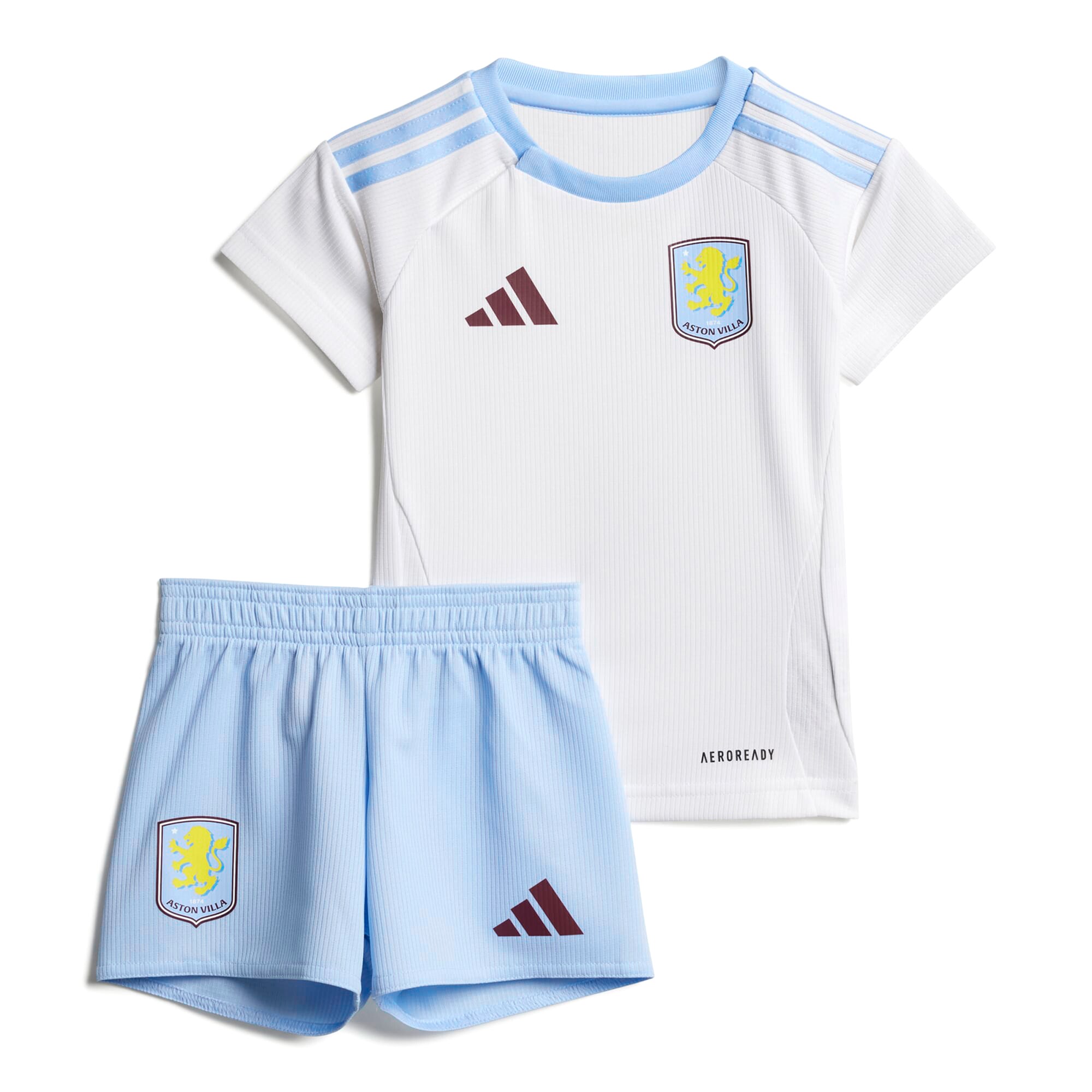 aston villa adidas away baby kit 2024-25 with custom printing Collection - Official Aston Villa Kits