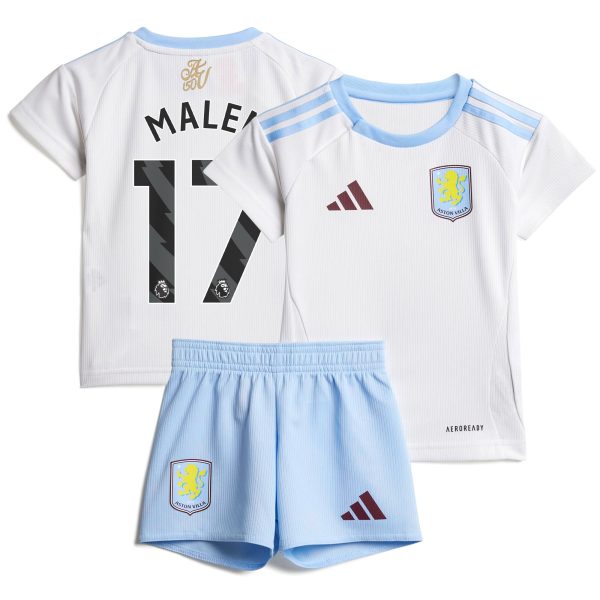 aston villa adidas away baby kit 2024-25 with malen 17 printing Collection - Official Aston Villa Kits