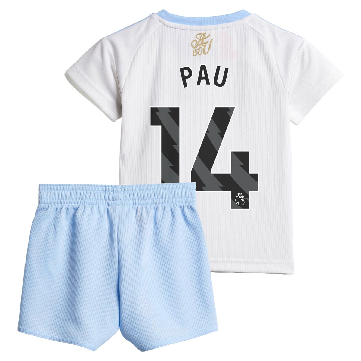 aston villa adidas away baby kit 2024-25 with pau 14 printing Collection - Official Aston Villa Kits