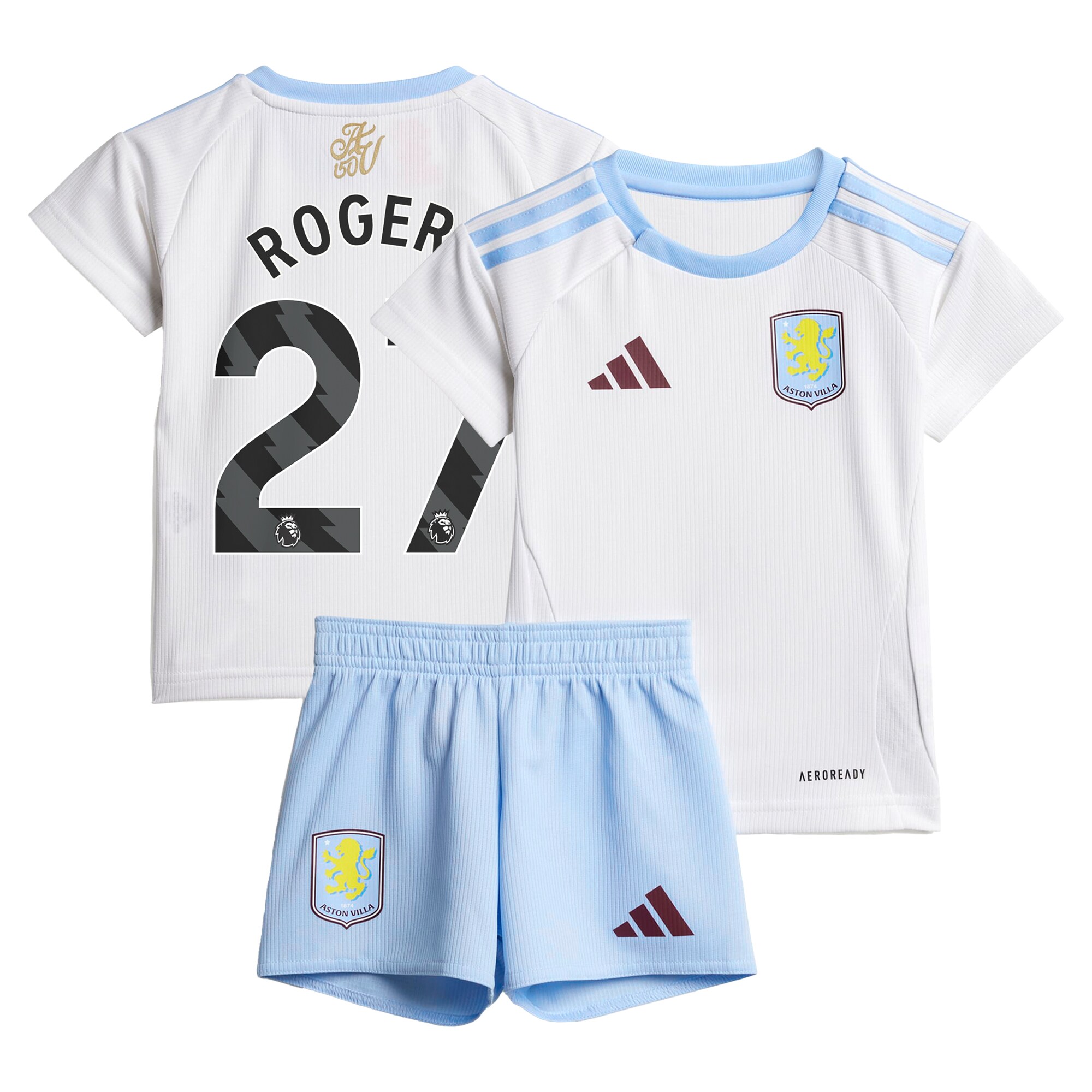 aston villa adidas away baby kit 2024-25 with rogers 27 printing Collection - Official Aston Villa Kits