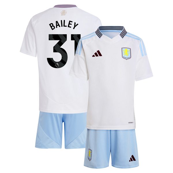 aston villa adidas away mini kit 2024-25 with bailey 31 printing Collection - Official Aston Villa Kits