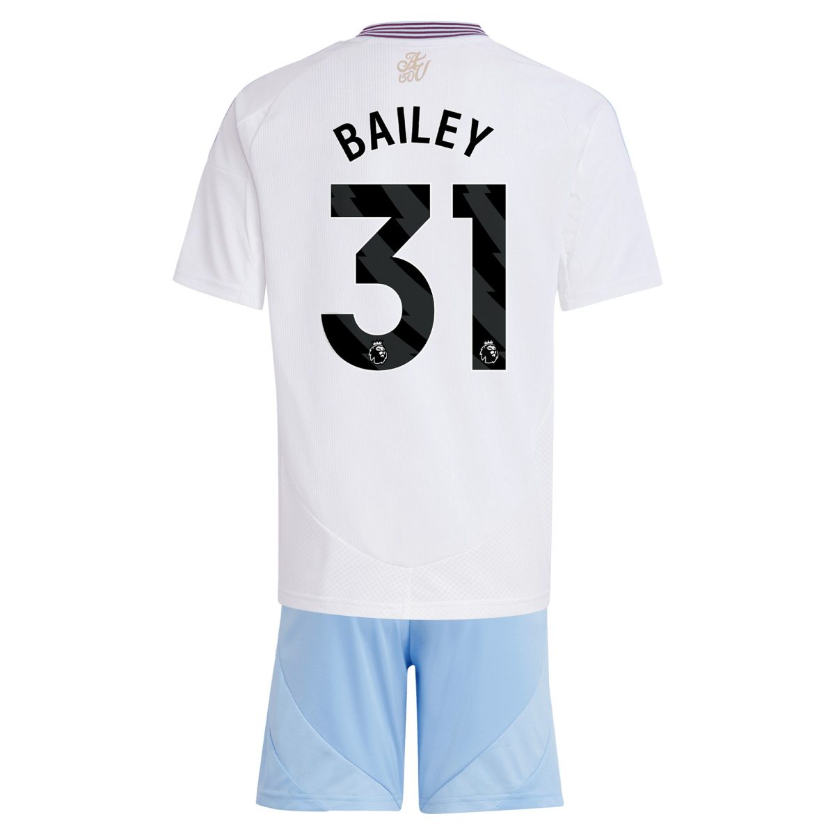 aston villa adidas away mini kit 2024-25 with bailey 31 printing Collection - Official Aston Villa Kits