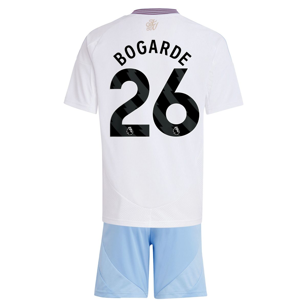 aston villa adidas away mini kit 2024-25 with bogarde 26 printing Collection - Official Aston Villa Kits