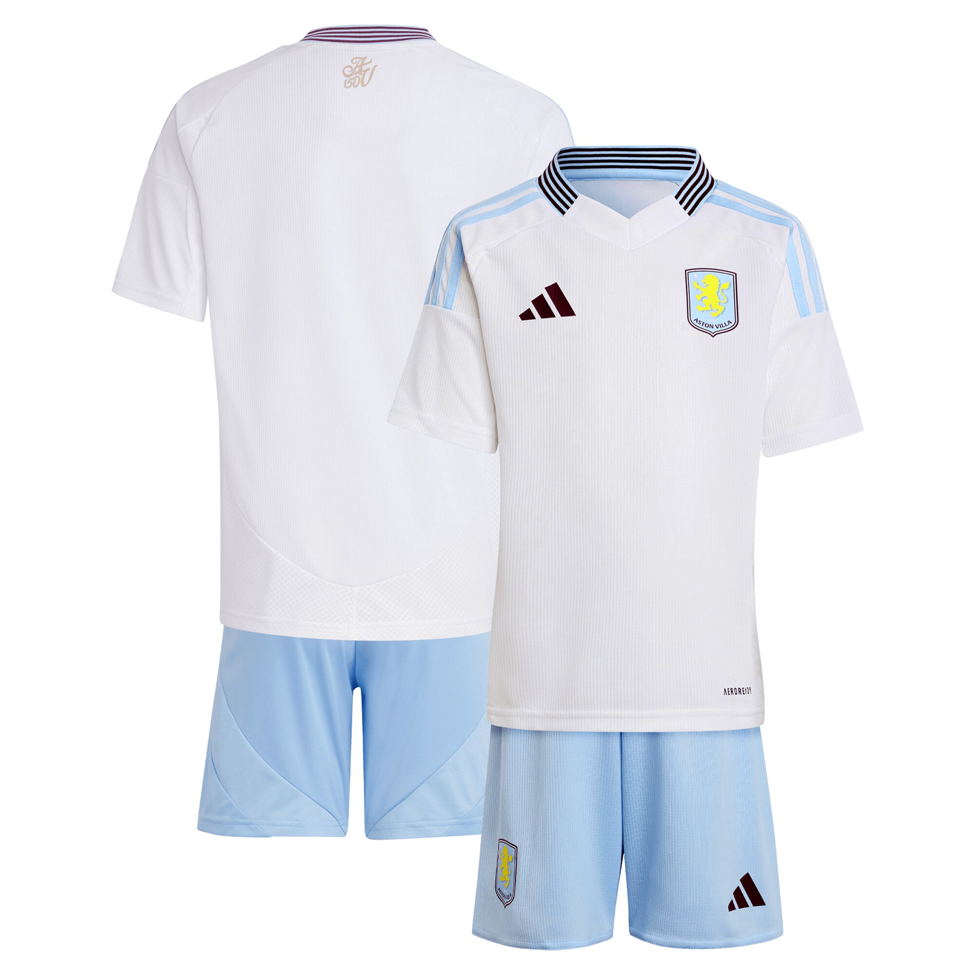 aston villa adidas away mini kit 2024-25 with custom printing Collection - Official Aston Villa Kits