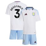aston villa adidas away mini kit 2024-25 with diego carlos 3 printing Collection - Official Aston Villa Kits