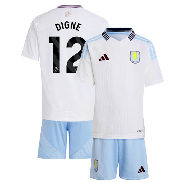 aston villa adidas away mini kit 2024-25 with digne 12 printing Collection - Official Aston Villa Kits