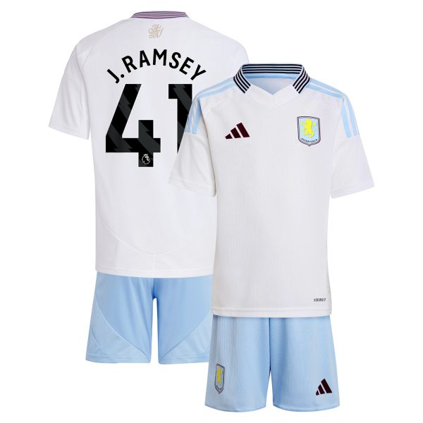 aston villa adidas away mini kit 2024-25 with j. ramsey 41 printing Collection - Official Aston Villa Kits