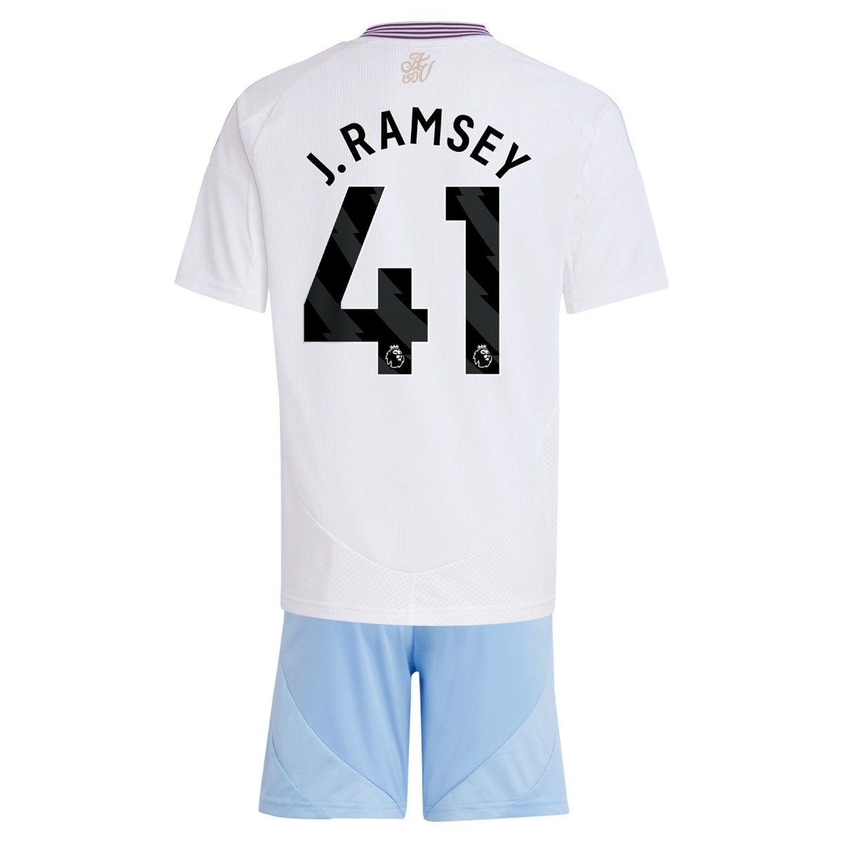 aston villa adidas away mini kit 2024-25 with j. ramsey 41 printing Collection - Official Aston Villa Kits