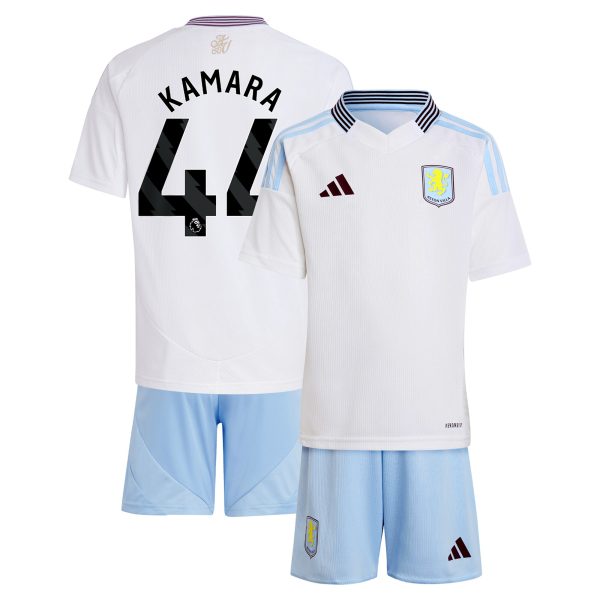 aston villa adidas away mini kit 2024-25 with kamara 44 printing Collection - Official Aston Villa Kits