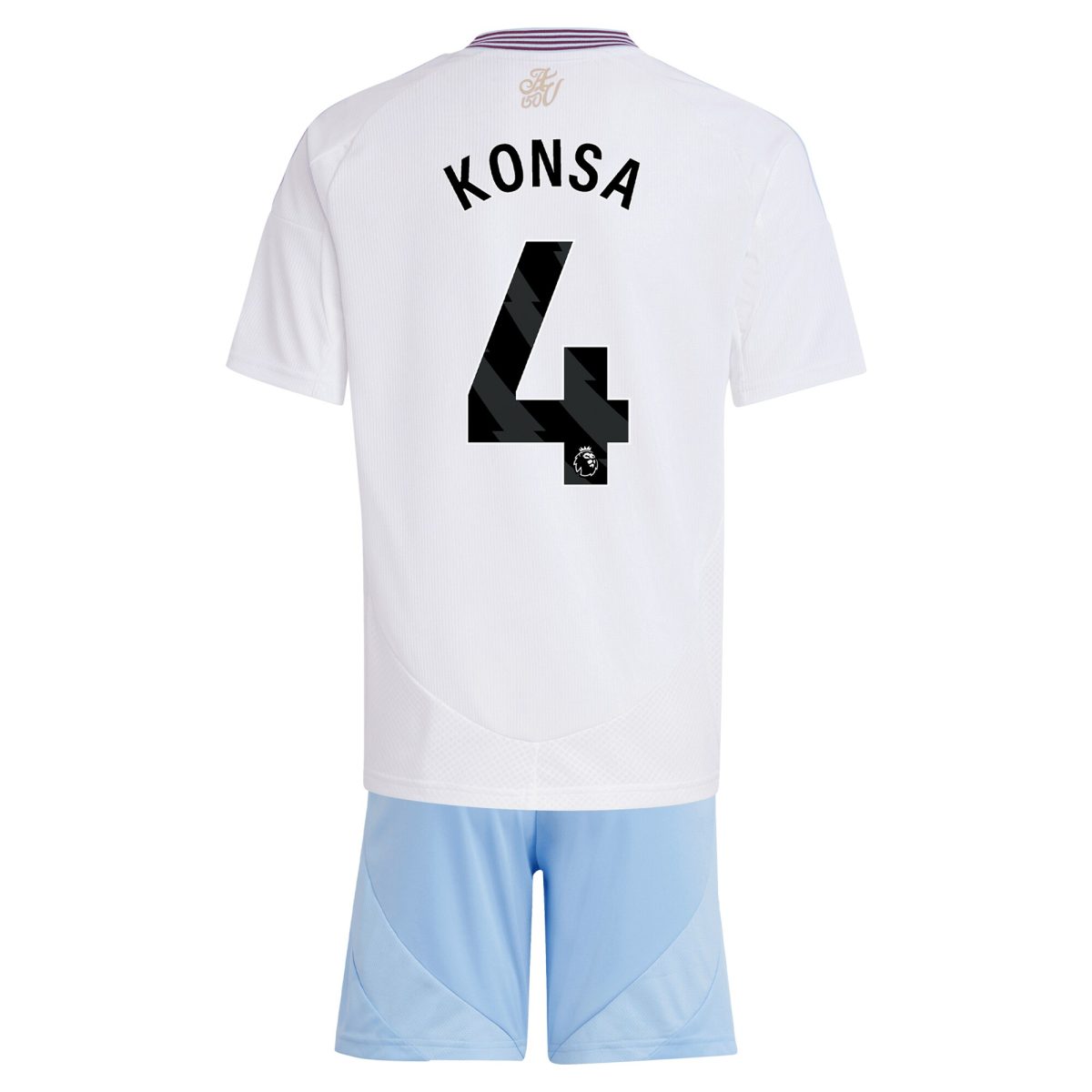 aston villa adidas away mini kit 2024-25 with konsa 4 printing Collection - Official Aston Villa Kits