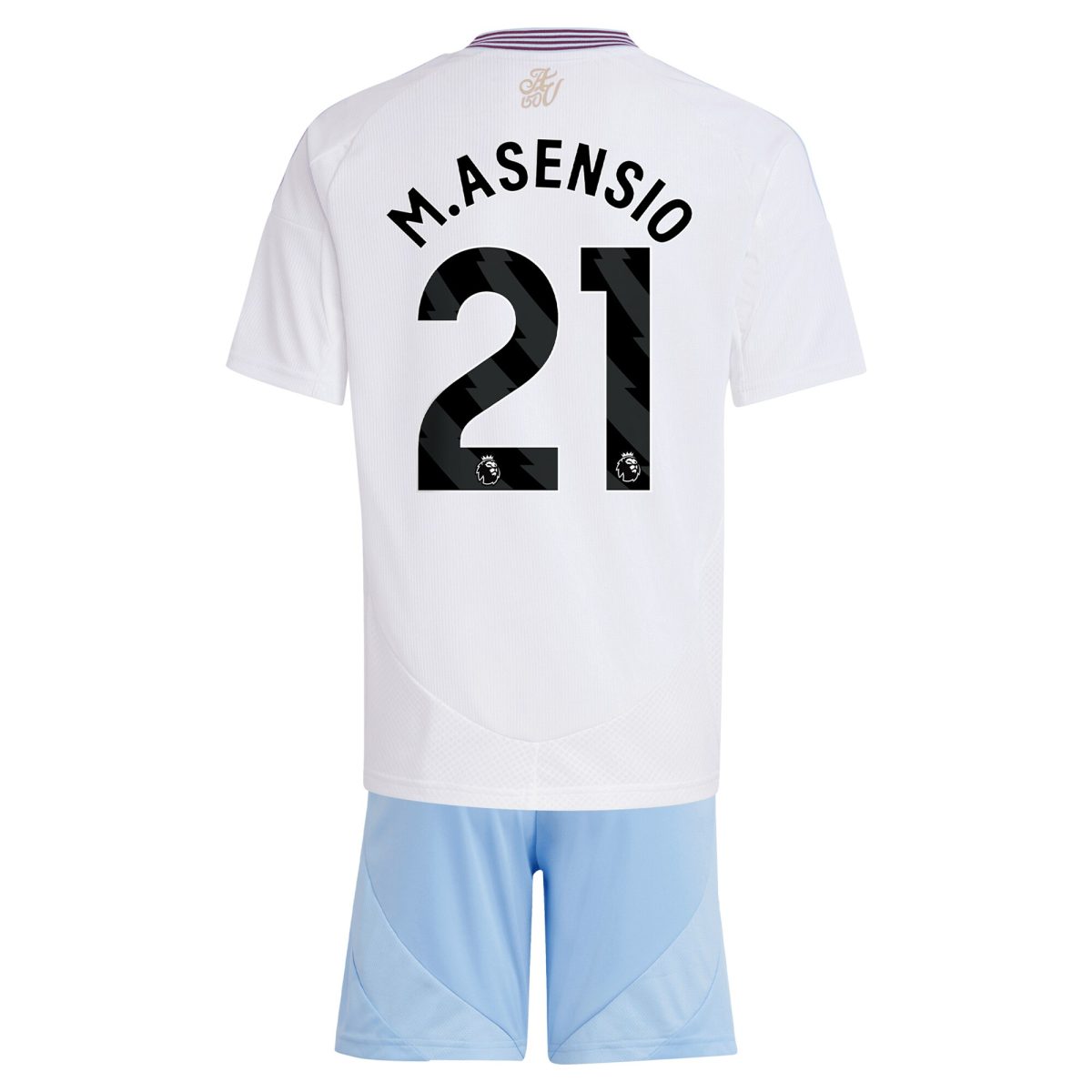 aston villa adidas away mini kit 2024-25 with m.asensio 21 printing Collection - Official Aston Villa Kits