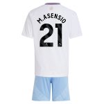 aston villa adidas away mini kit 2024-25 with m.asensio 21 printing Collection - Official Aston Villa Kits