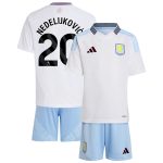 aston villa adidas away mini kit 2024-25 with nedeljković 20 printing Collection - Official Aston Villa Kits