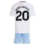 aston villa adidas away mini kit 2024-25 with nedeljković 20 printing Collection - Official Aston Villa Kits
